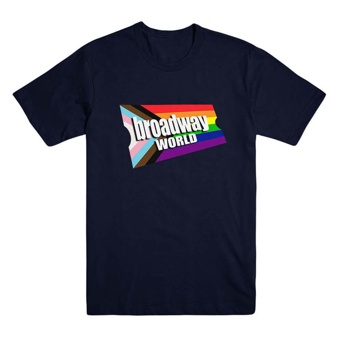 BroadwayWorld.com Logo Pride Tee - BroadwayWorld